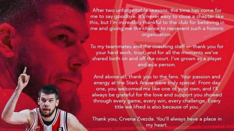 Giedraitis: Zvezdo uvek ćeš biti u mom srcu